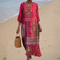 Robe longue chic et confortable