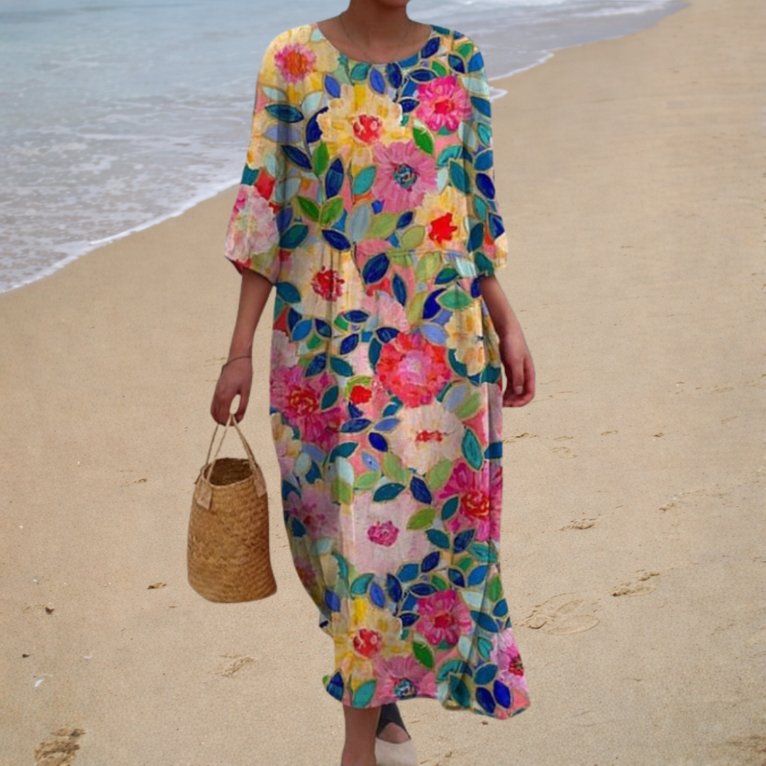 Avril | Robe longue fluide