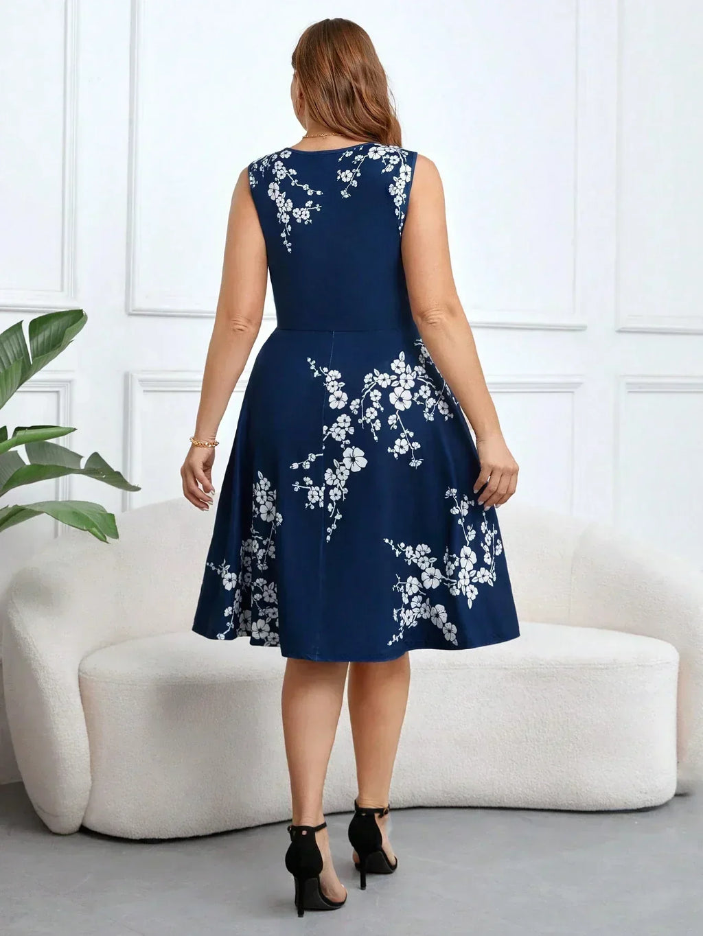 Danica - Robe Fleurie Style Wrap