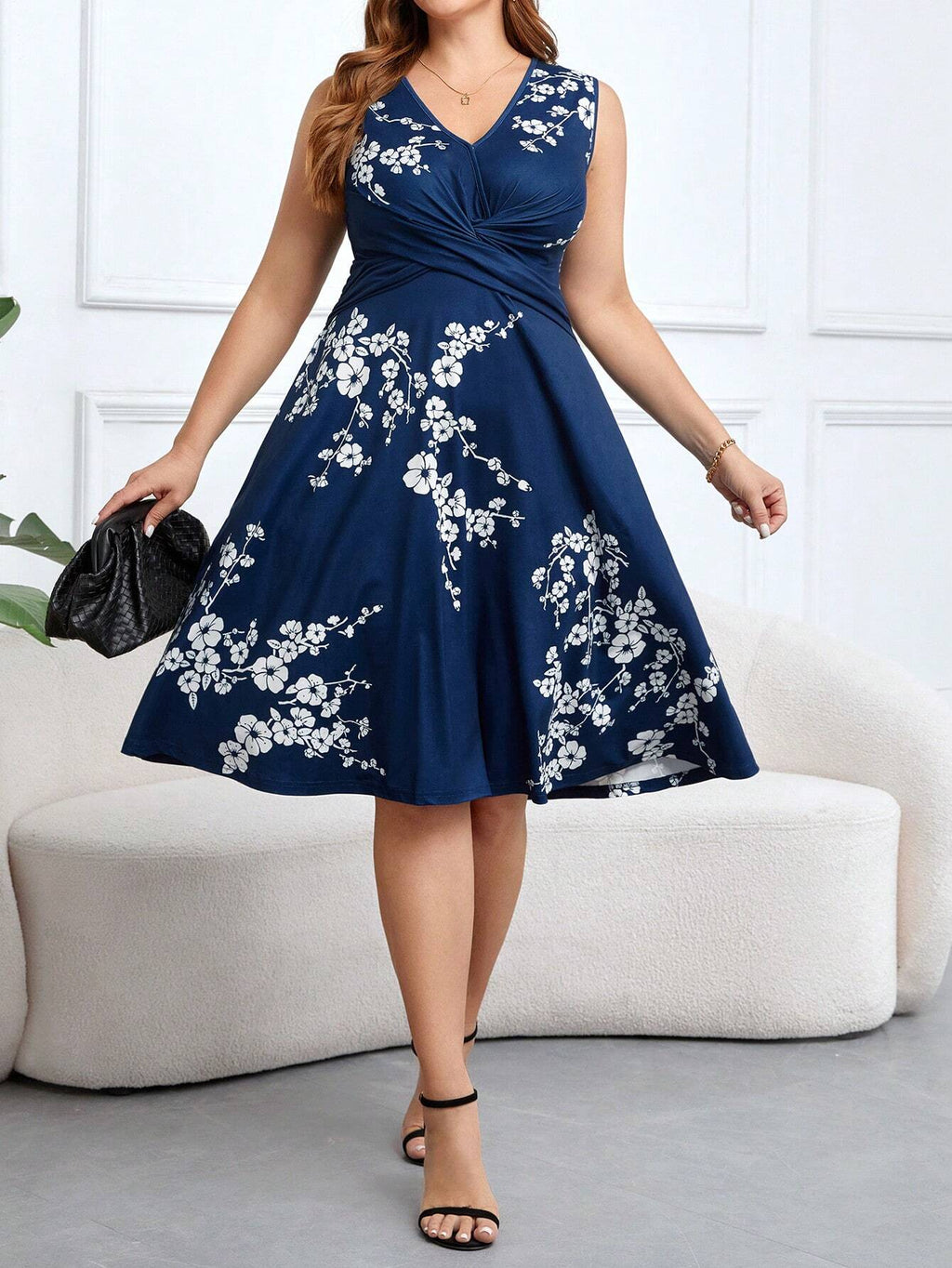 Danica - Robe Fleurie Style Wrap