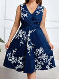 Danica - Robe Fleurie Style Wrap