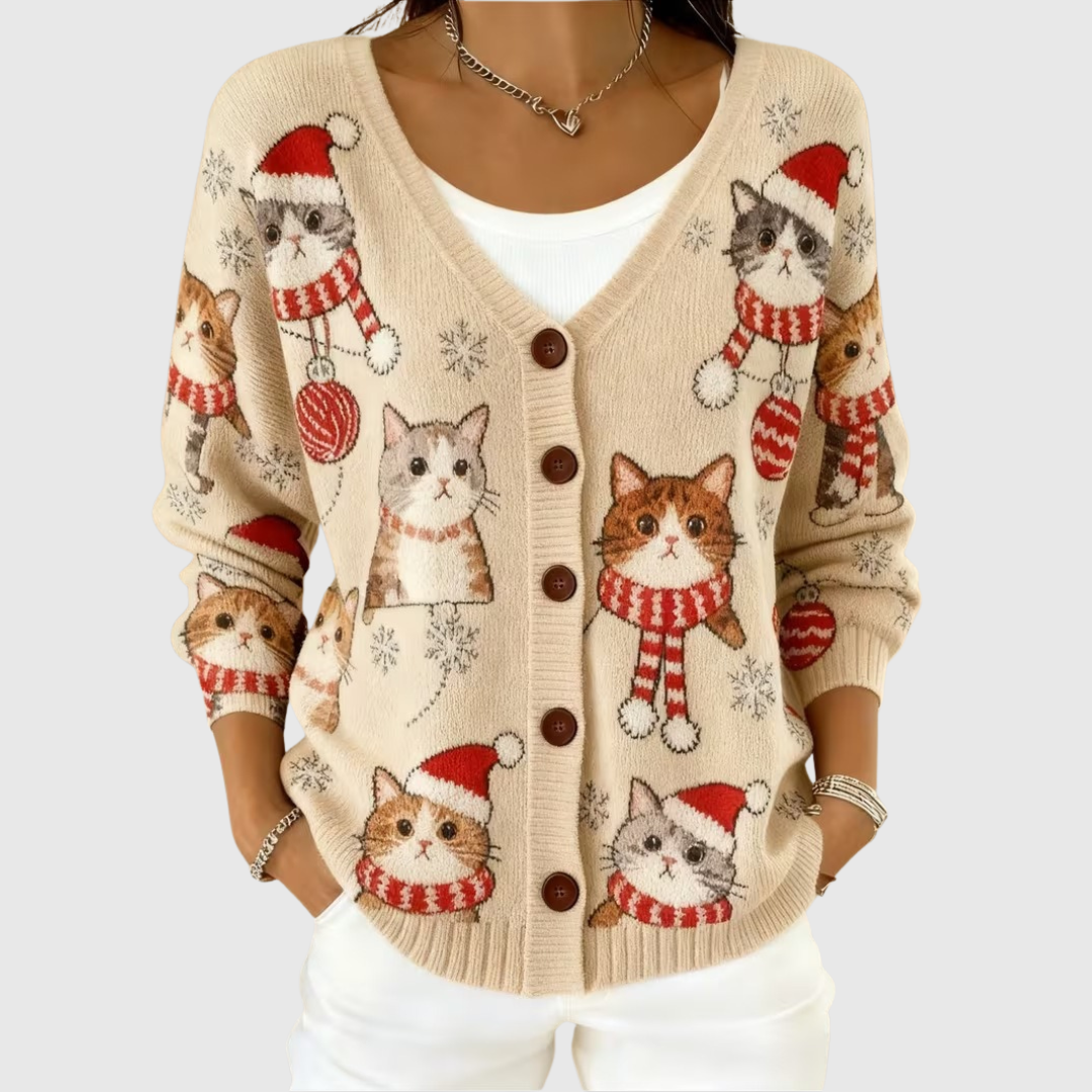 Margaux | Cardigan boutonné en maille
