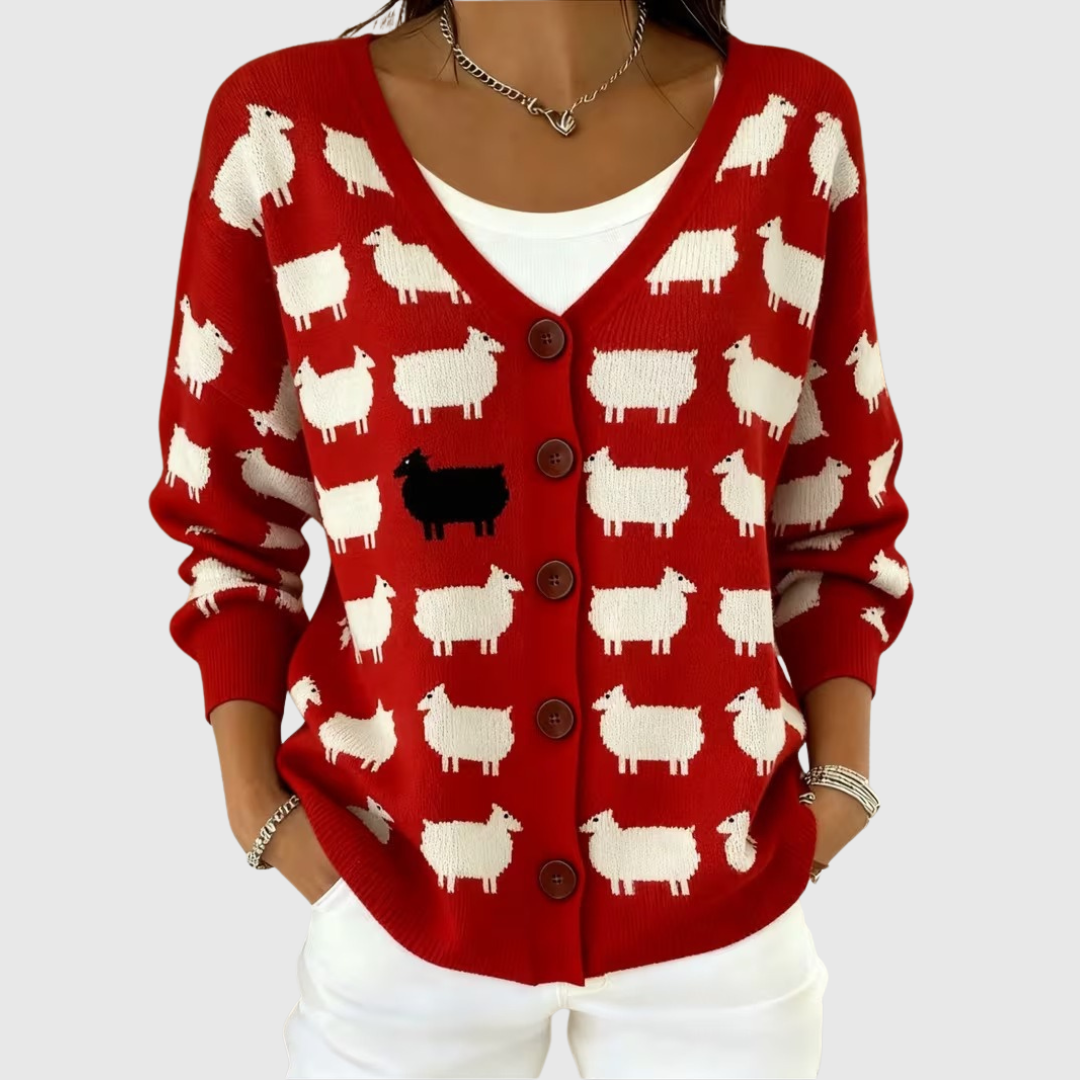Blandine | Cardigan boutonné en maille