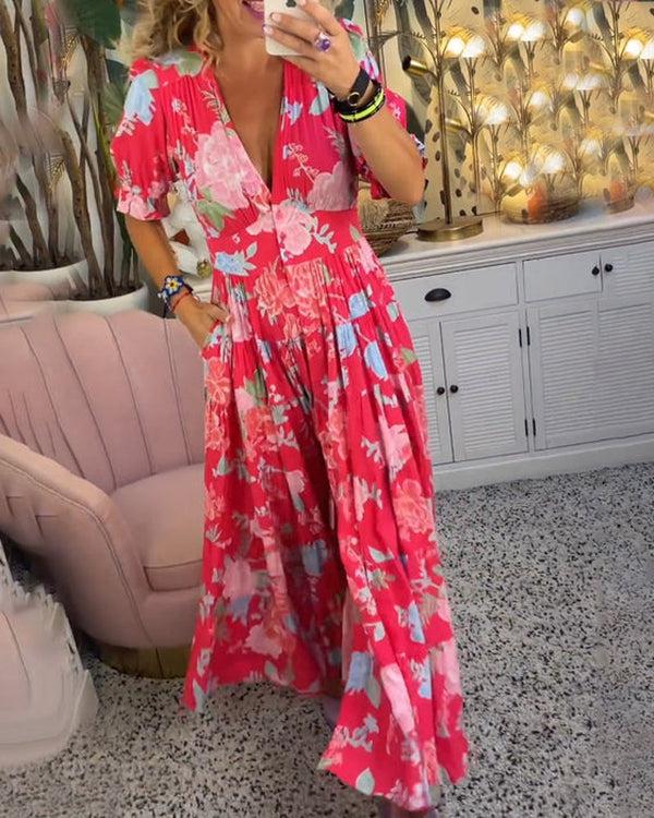 Floriana - Robe Fleurie Vibrante