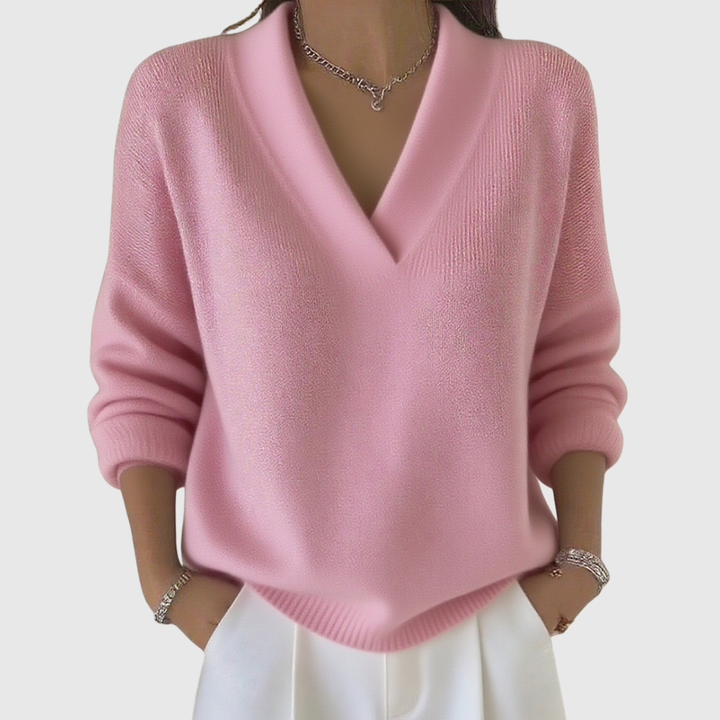 Odette | Pull à col V coupe ample