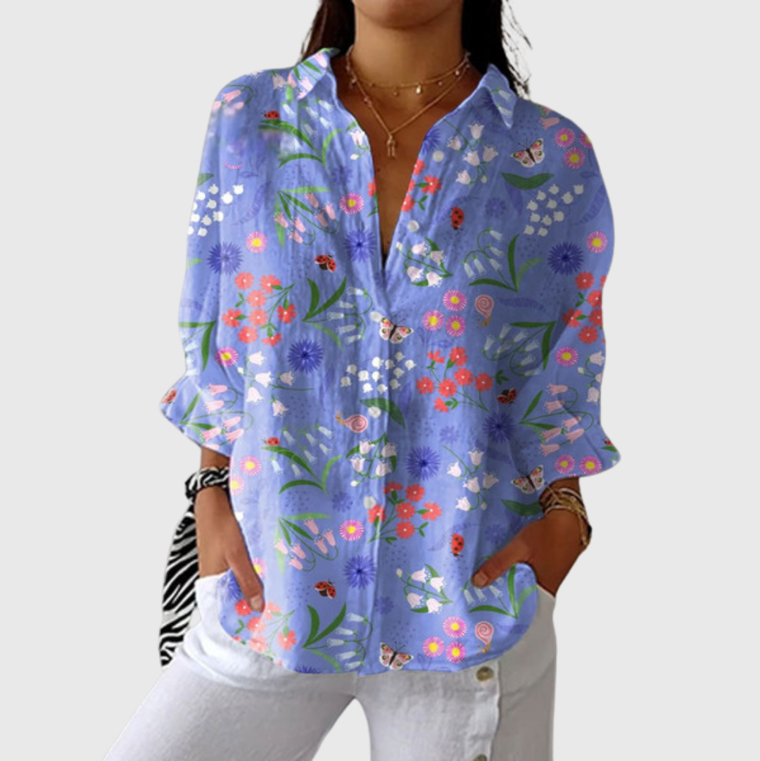 Agnès | Blouse imprimée légère