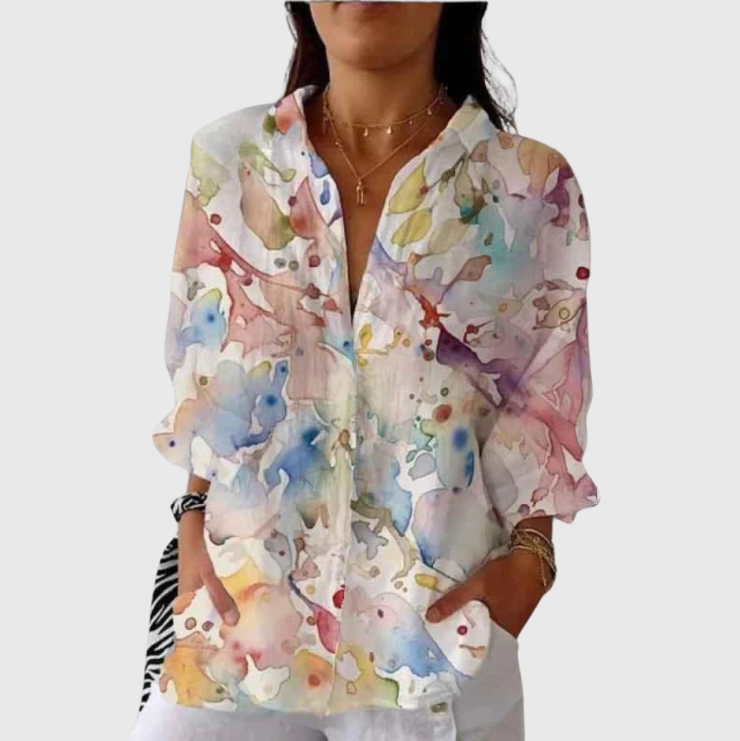 Brigitte | Blouse imprimée légère