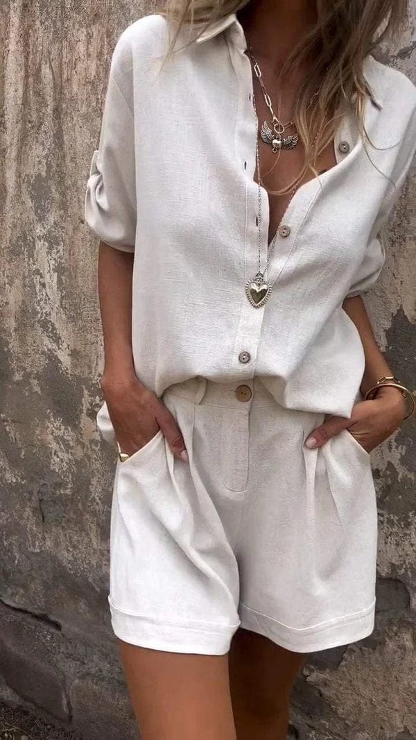 Séraphine | Ensemble boutonné léger