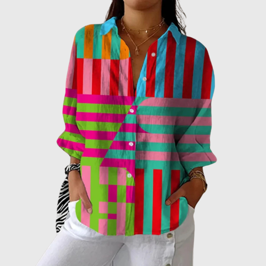 Avril | Blouse imprimée légère