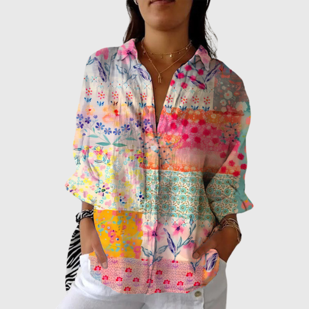 Apolline | Blouse imprimée légère