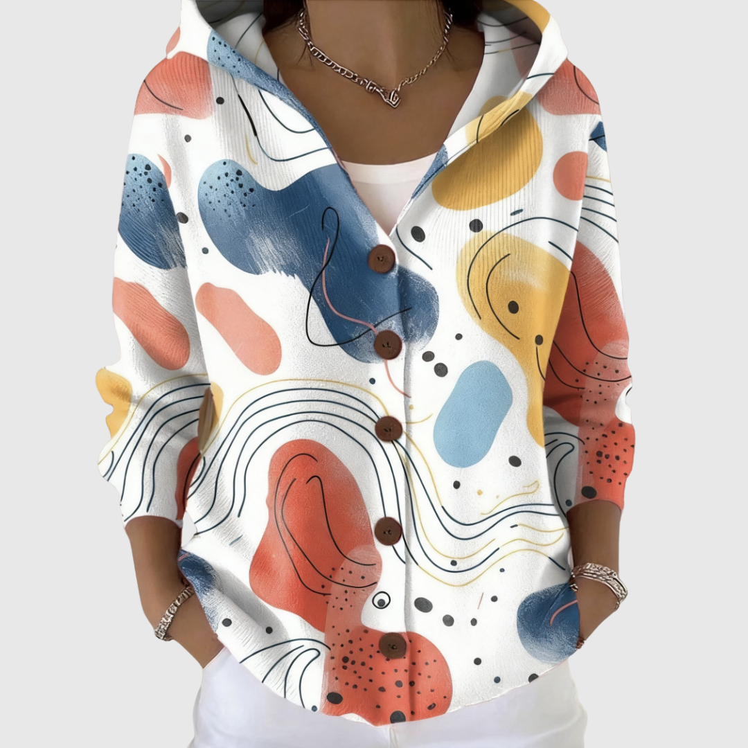Fantine | Cardigan à capuche en maille