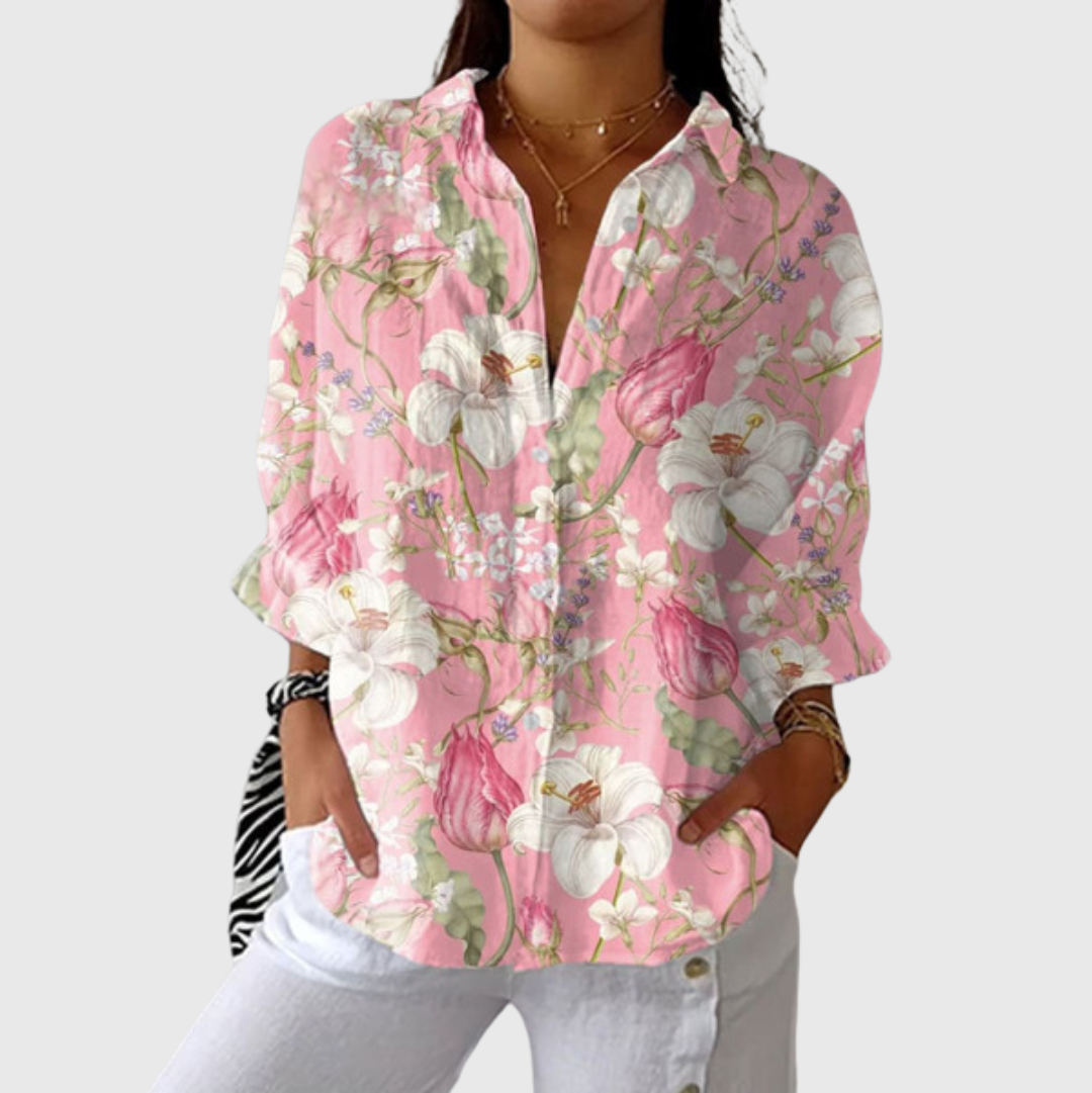 Annick | Blouse imprimée légère