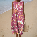 Robe d'Été Confortable Sans Manches