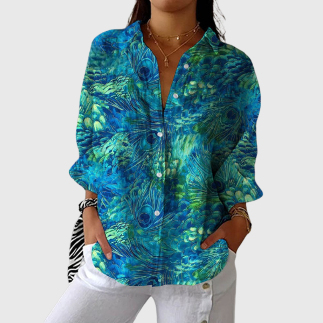 Capucine | Blouse imprimée légère