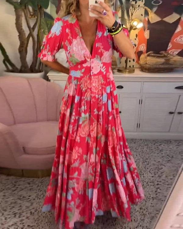 Floriana - Robe Fleurie Vibrante