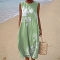 Robe d'Été Confortable Sans Manches