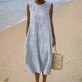 Robe d'Été Confortable Sans Manches