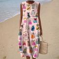 Robe d'Été Confortable Sans Manches