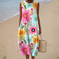 Robe d'Été Confortable Sans Manches