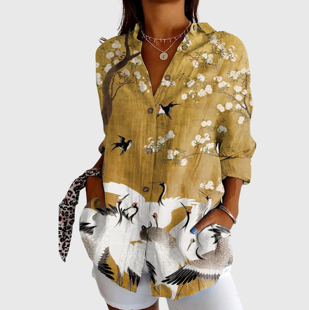 Aude | Blouse imprimée légère