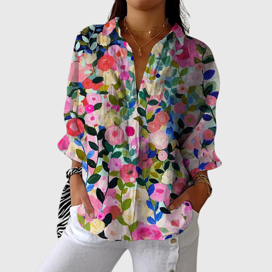 Adélie | Blouse imprimée légère