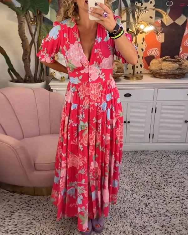 Floriana - Robe Fleurie Vibrante