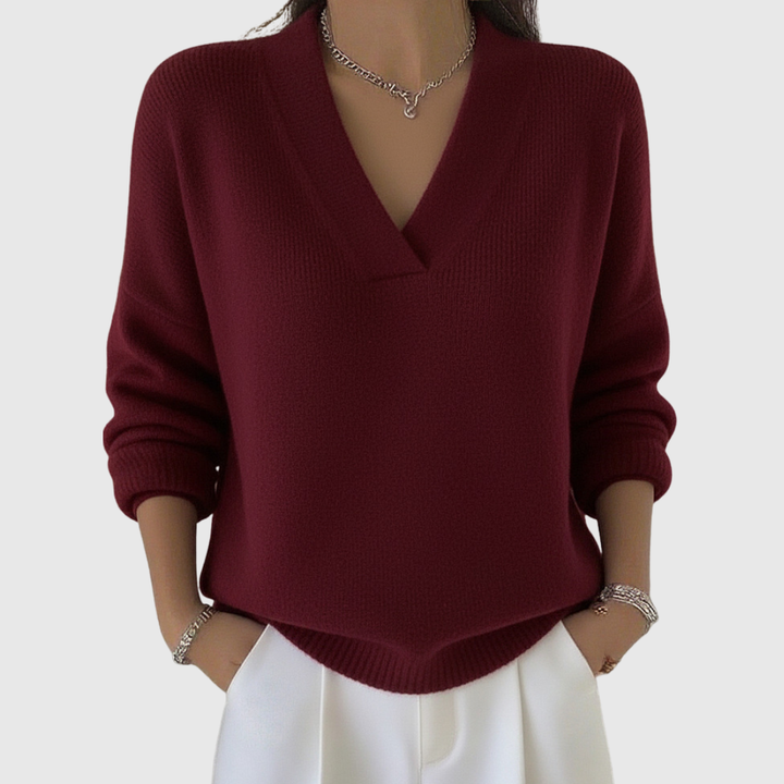 Odette | Pull à col V coupe ample
