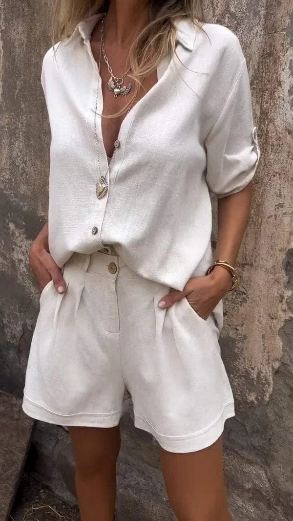 Séraphine | Ensemble boutonné léger
