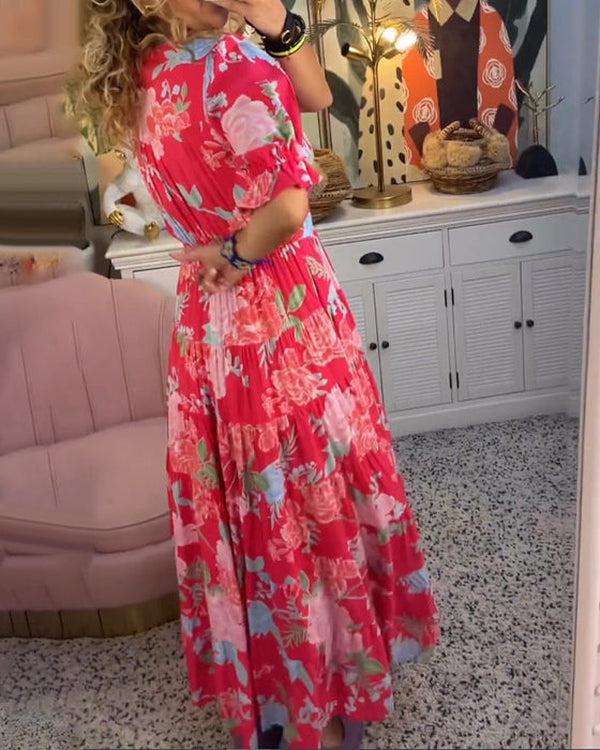 Floriana - Robe Fleurie Vibrante