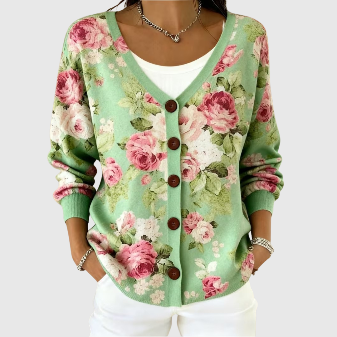 Sidonie | Cardigan boutonné en maille