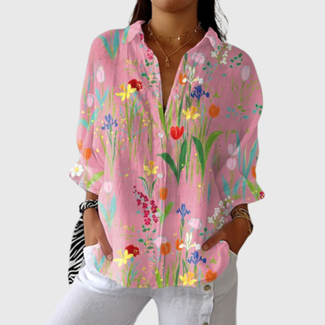 Bérénice | Blouse imprimée légère