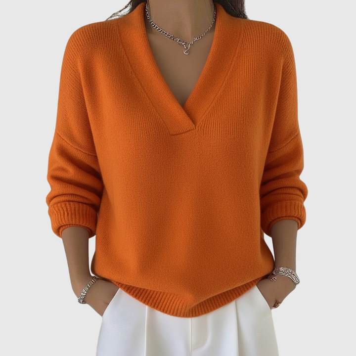 Odette | Pull à col V coupe ample