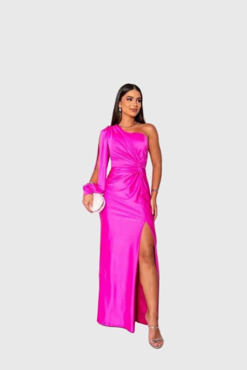 Maëlle | Robe de soirée maxi fluide