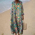 Robe d'Été Imprimée Flatteuse