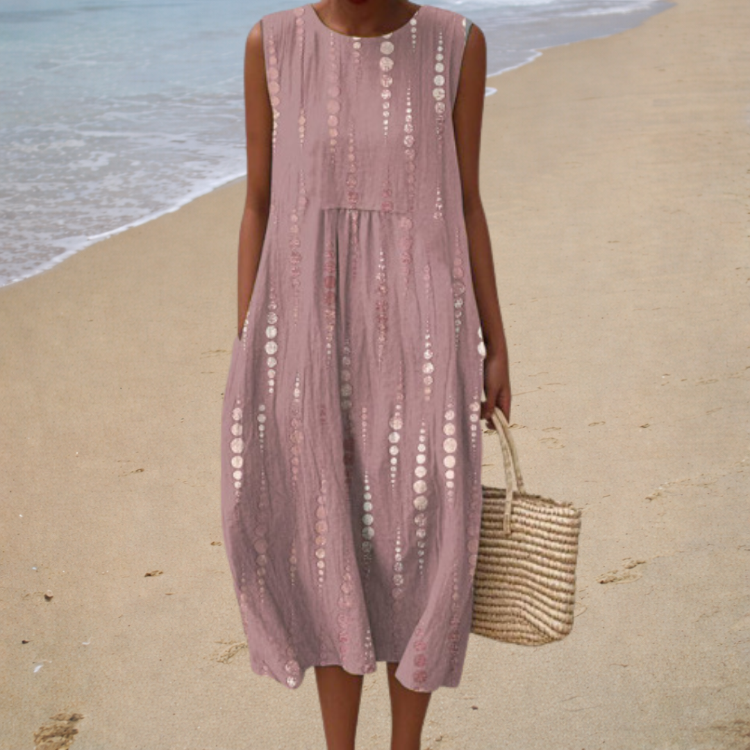 Robe d'Été Confortable Sans Manches