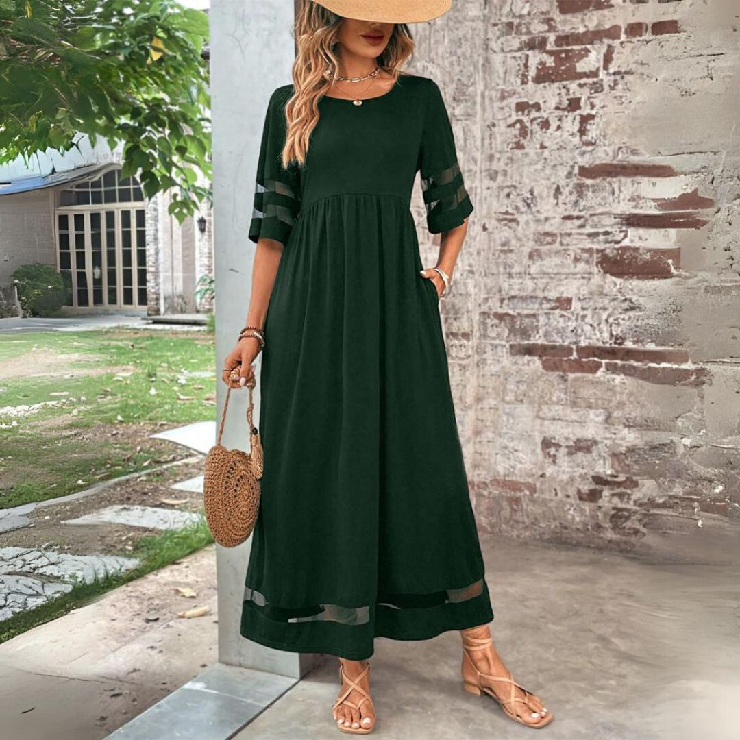 Hortense | Robe fluide drapée