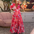 Floriana - Robe Fleurie Vibrante