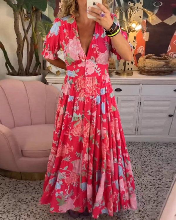 Floriana - Robe Fleurie Vibrante