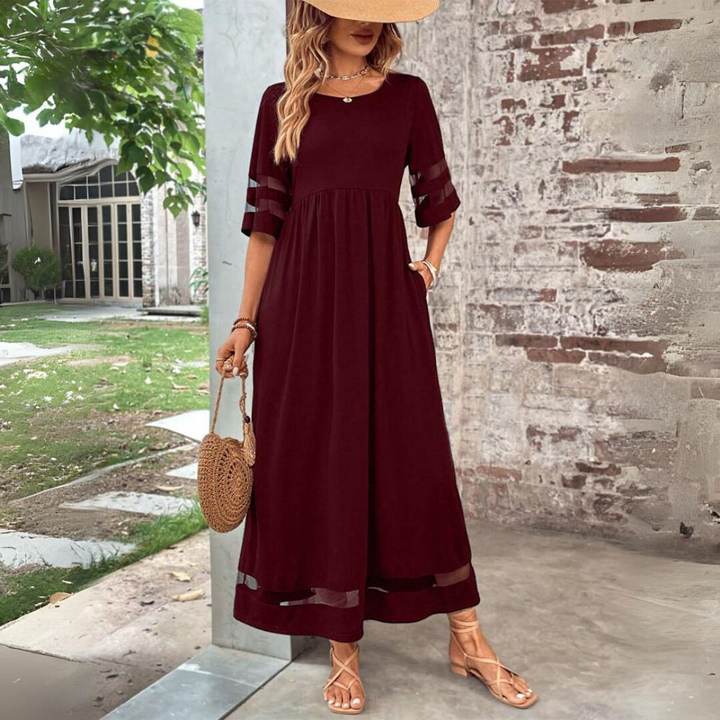 Hortense | Robe fluide drapée