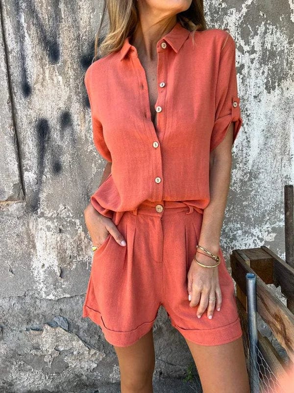Séraphine | Ensemble boutonné léger