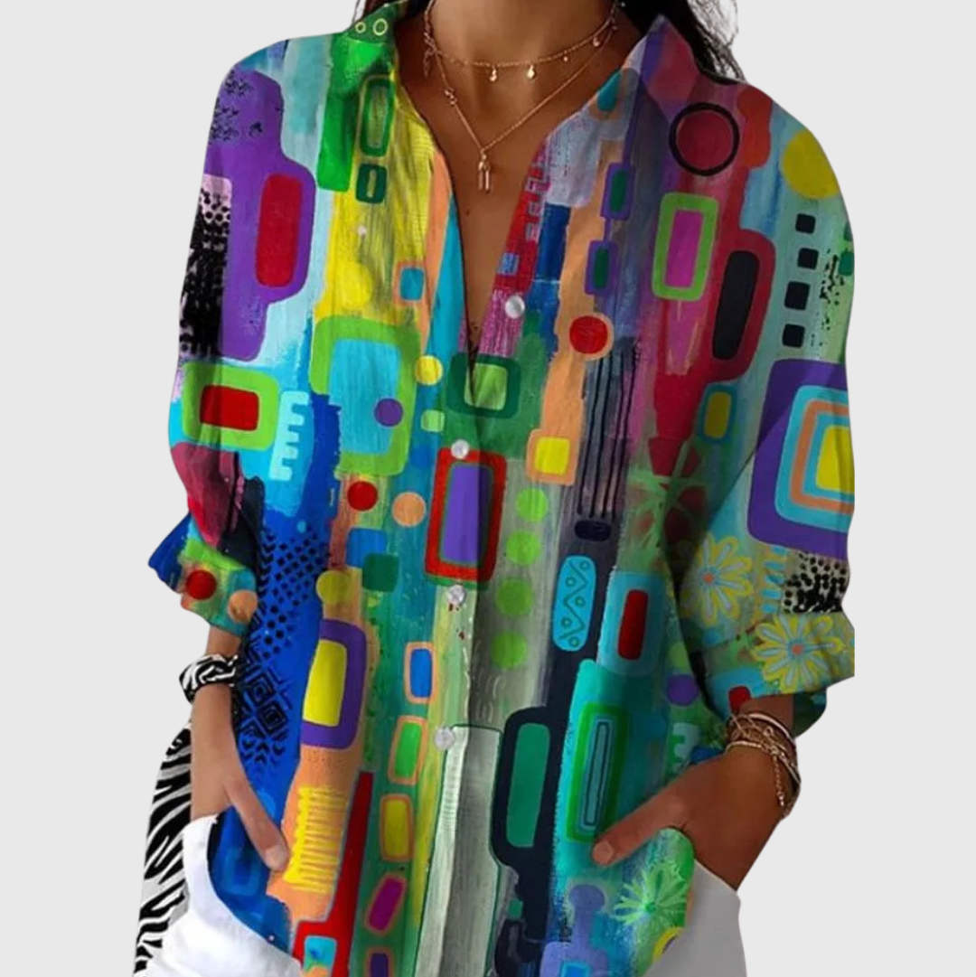 Cassandre | Blouse imprimée légère