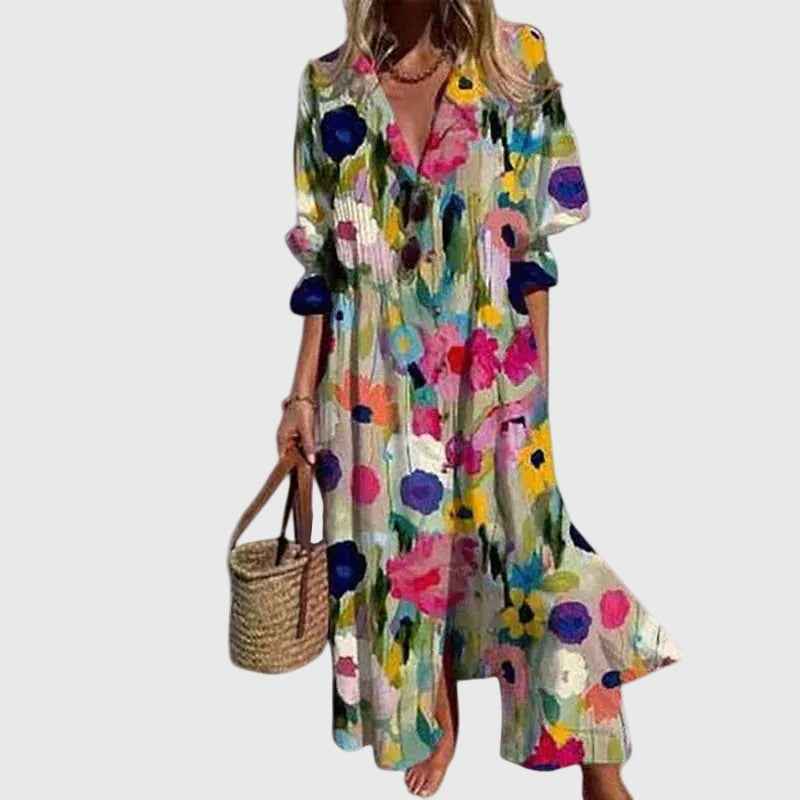 Zariah | Robe Maxi Élégante de Style Bohème
