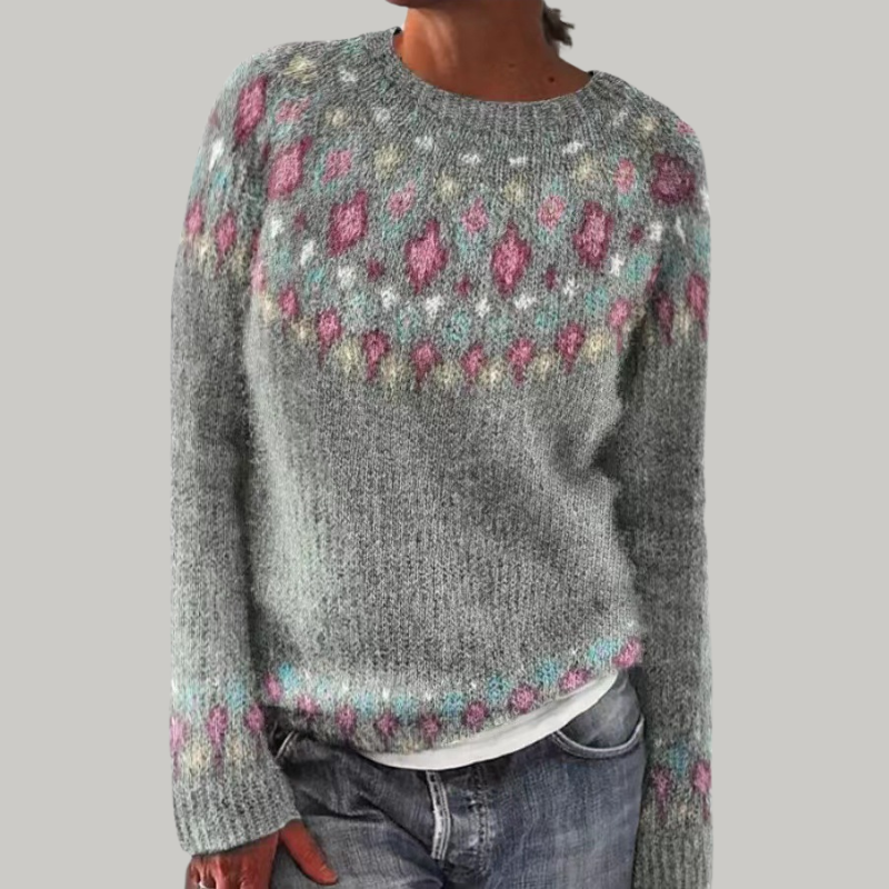 Gilberte | Pull en maille à motif