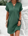 Carina - Robe longue avec décolleté en V