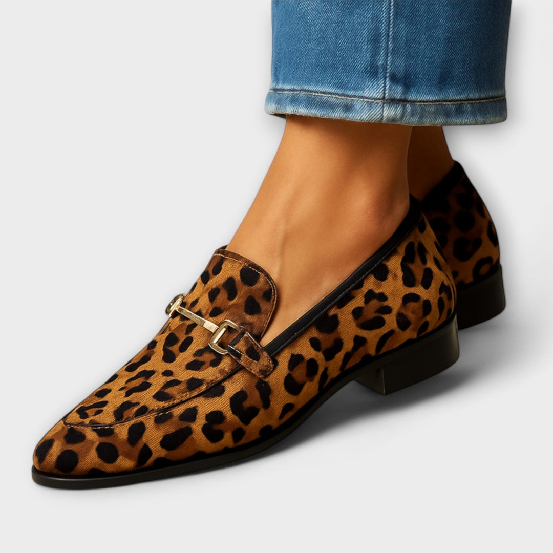 Émilia | Mocassins imprimé animalier