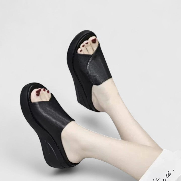 Victoire | Sandales compensées orthopédiques