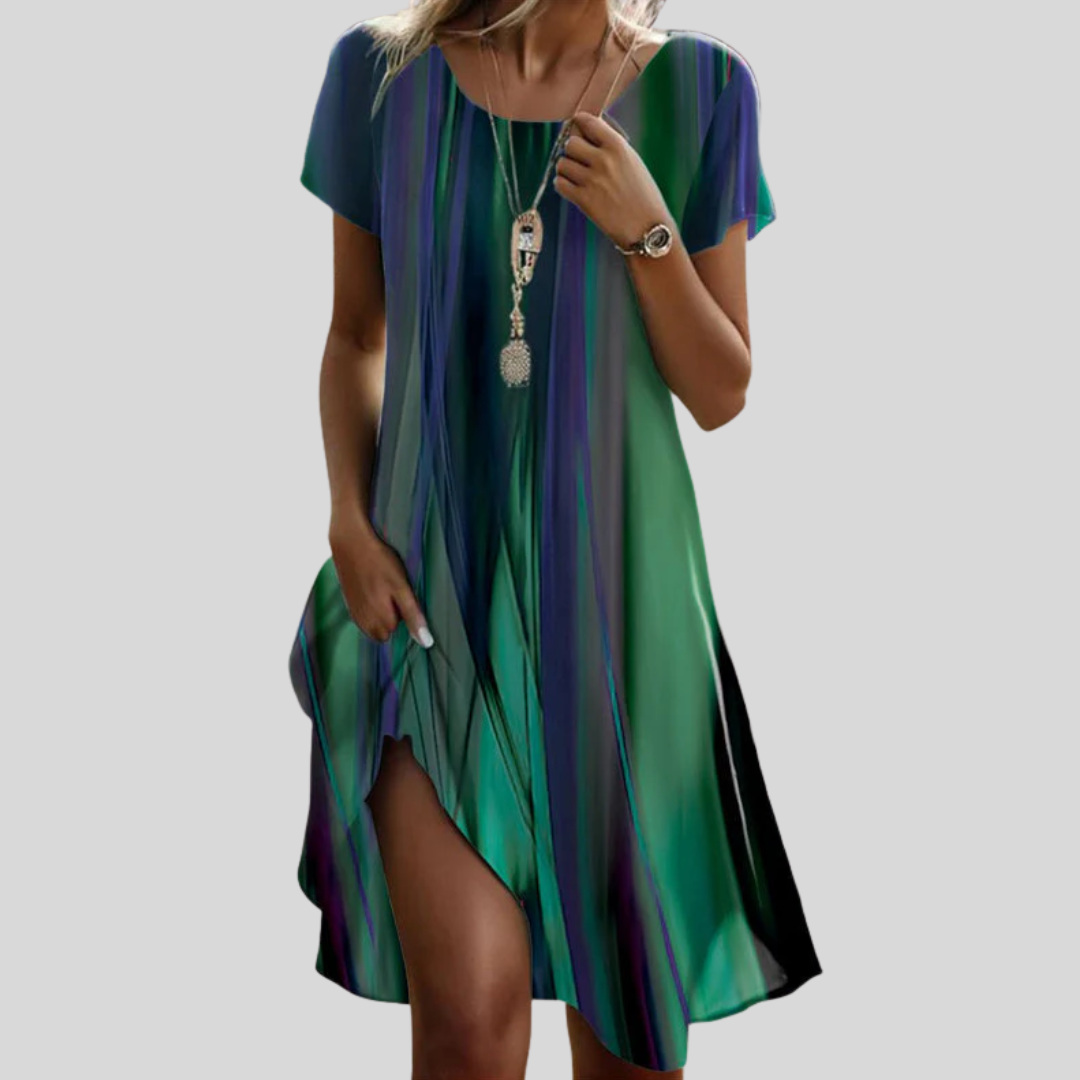 Genna - Robe Boho Dégradé Décontractée