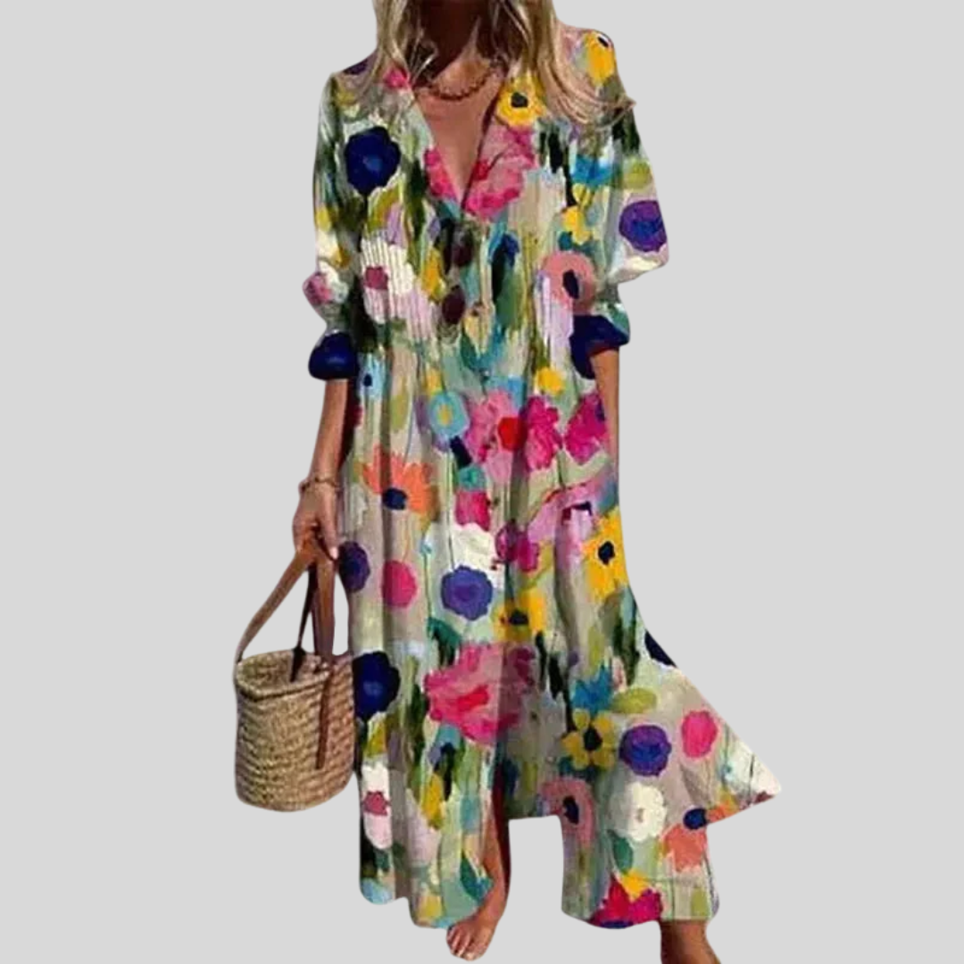 Zariah | Robe Maxi Élégante de Style Bohème