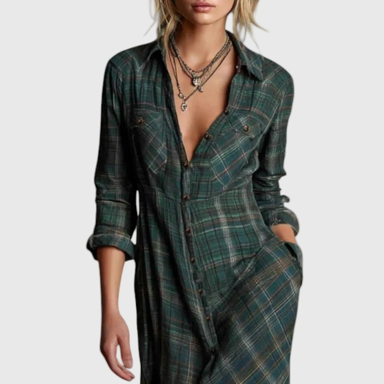 Maxi Robe Élégante | Rose