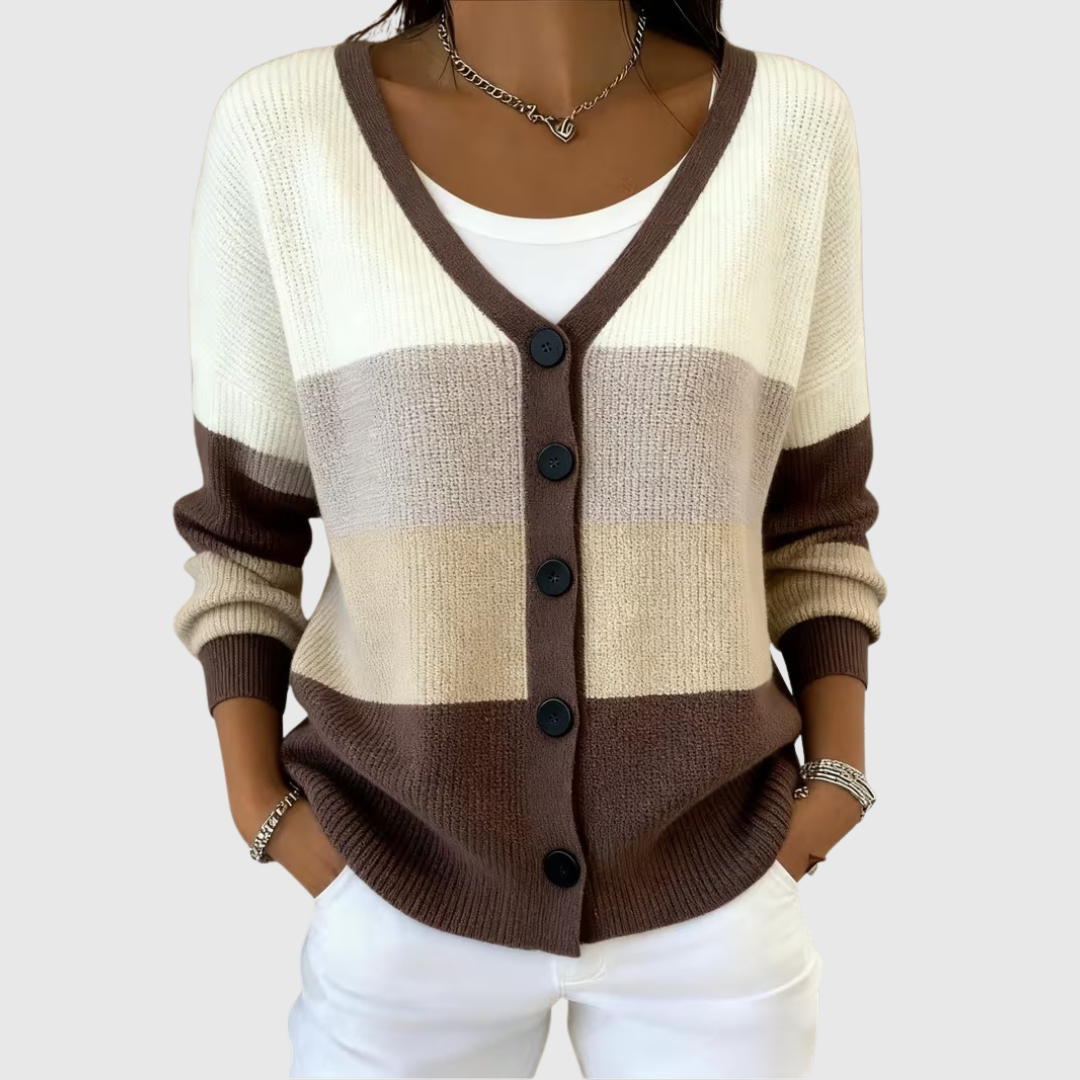 Domitille | Cardigan boutonné en maille